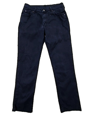 Lee Men's Brooklyn Blue Black Straight Jeans W33 L34 Regular Fit