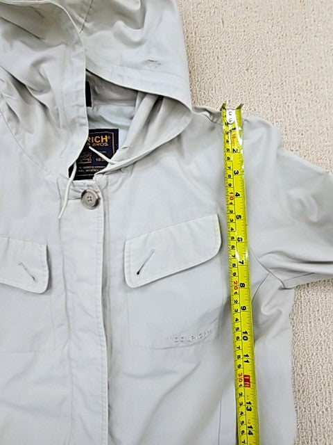 Woolrich John Rich & Bros Women's Gray Hooded Coat Size S
