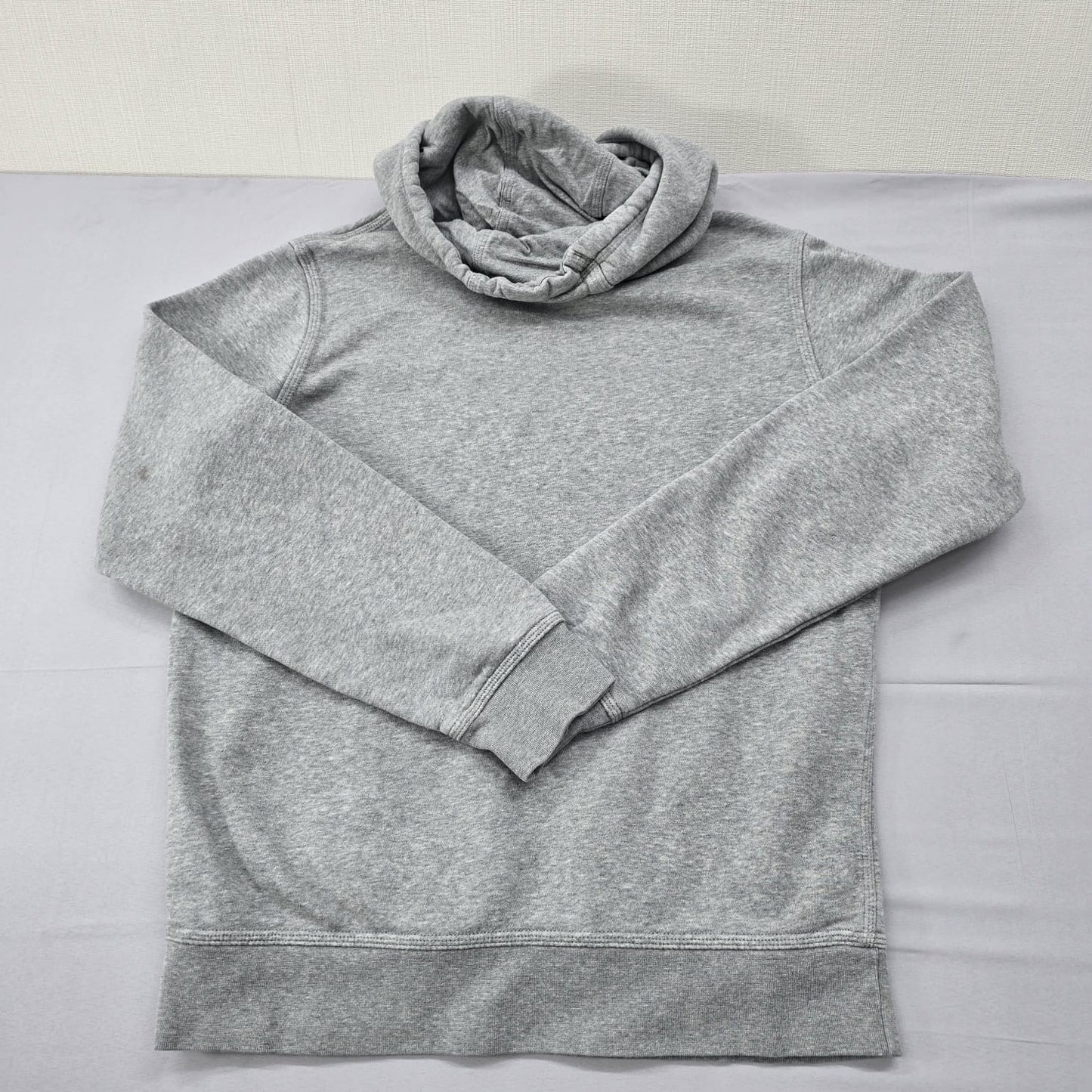 Nike Men's Grey Fleece Pullover Hoodie Size M