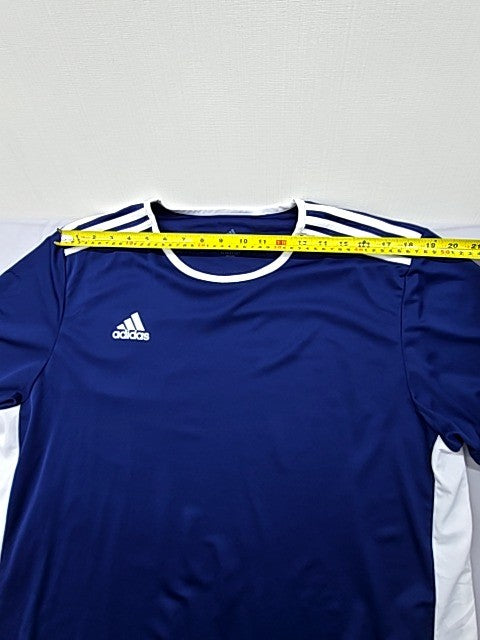 Adidas Men's Navy Stripe Jersey 2XL AeroReady Short Sleeve