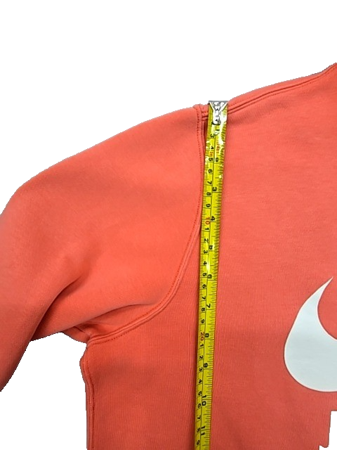 NIKE Men's Orange Just Do It Fleece Hoodie Size L