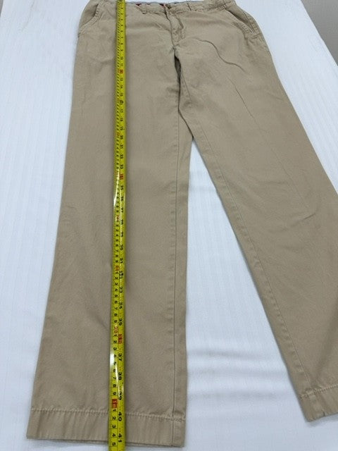 Tommy Hilfiger Men's Khaki Chino Pants 32x34 Flat Front
