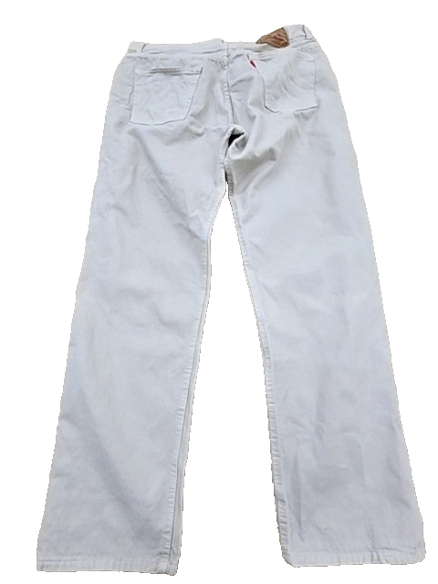 Levi's 511 Men's White Straight Denim Jeans Size 40 Regular