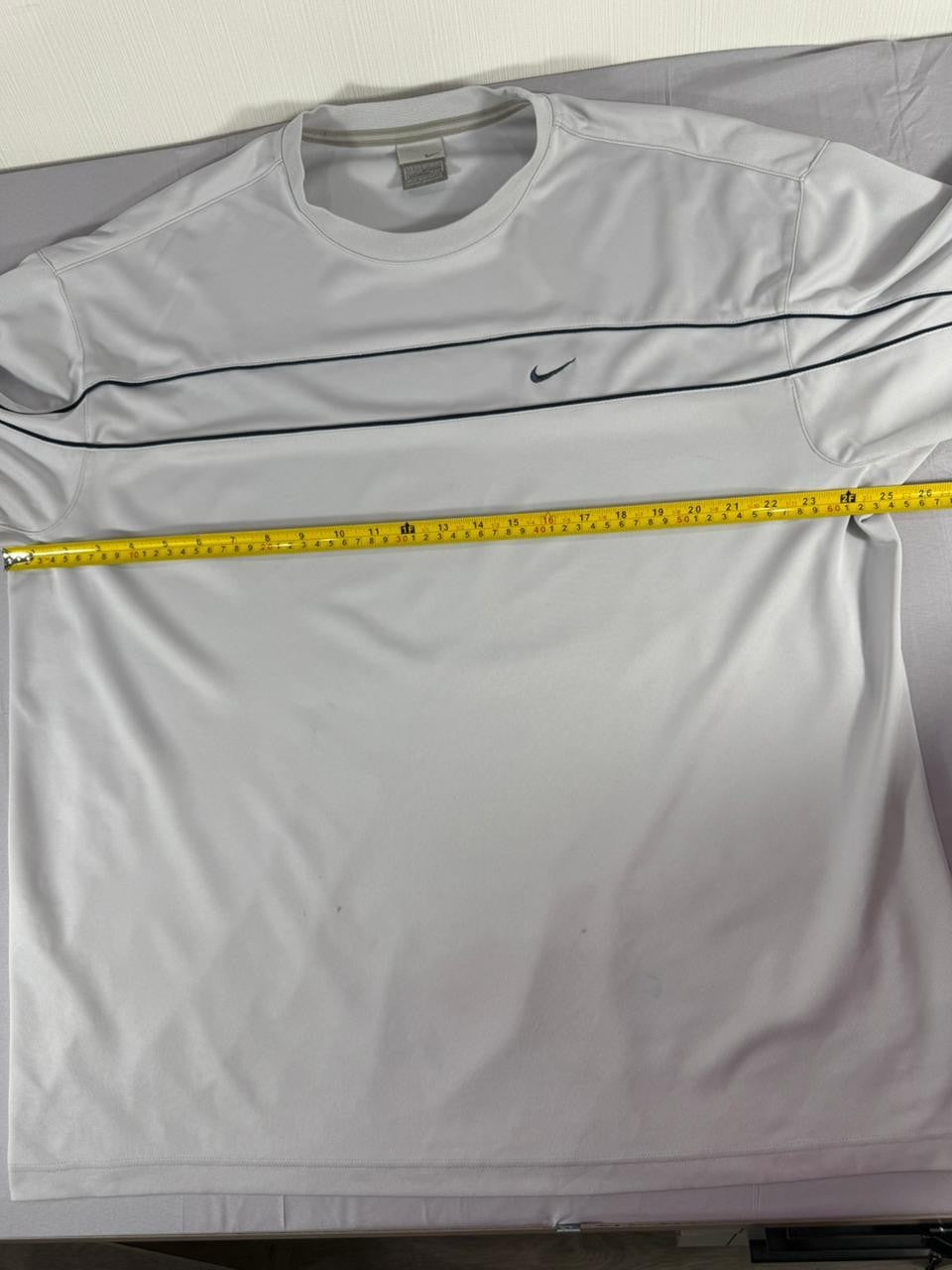 Nike Men's Athletic Dri-FIT T-Shirt Grey Short Sleeve Size XL