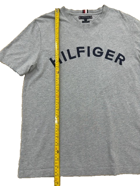 Tommy Hilfiger Men's Light Grey Heather Graphic T-Shirt L New