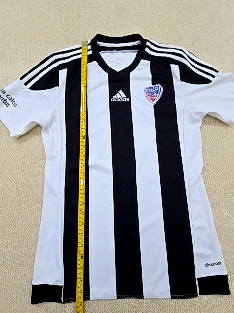 Adidas Club América White Black Striped Jersey Men's Short Sleeve
