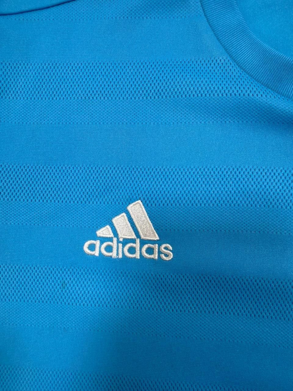 Adidas Olympique De Marseille 2017-2018 Away Football Shirt In Light Blue - L