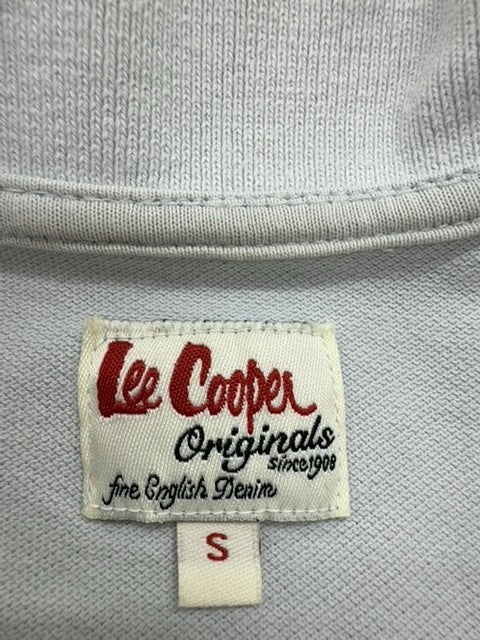 Le Cappe Boys Light Blue Denim Polo Size S Button Front Pocket