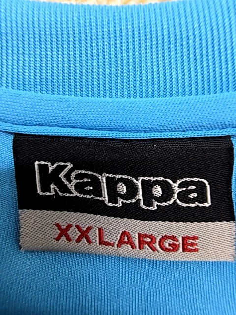 Kappa Vintage Football Jersey #7 Blue XXL Men's Athletic Fit
