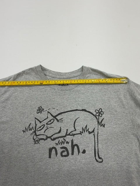 DLF Boys Heather Gray Cartoon Nahui T-Shirt Size M Regular Fit