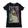 Religion Women's Black T-Shirt – Size S, Regular Fit – Ref F7818