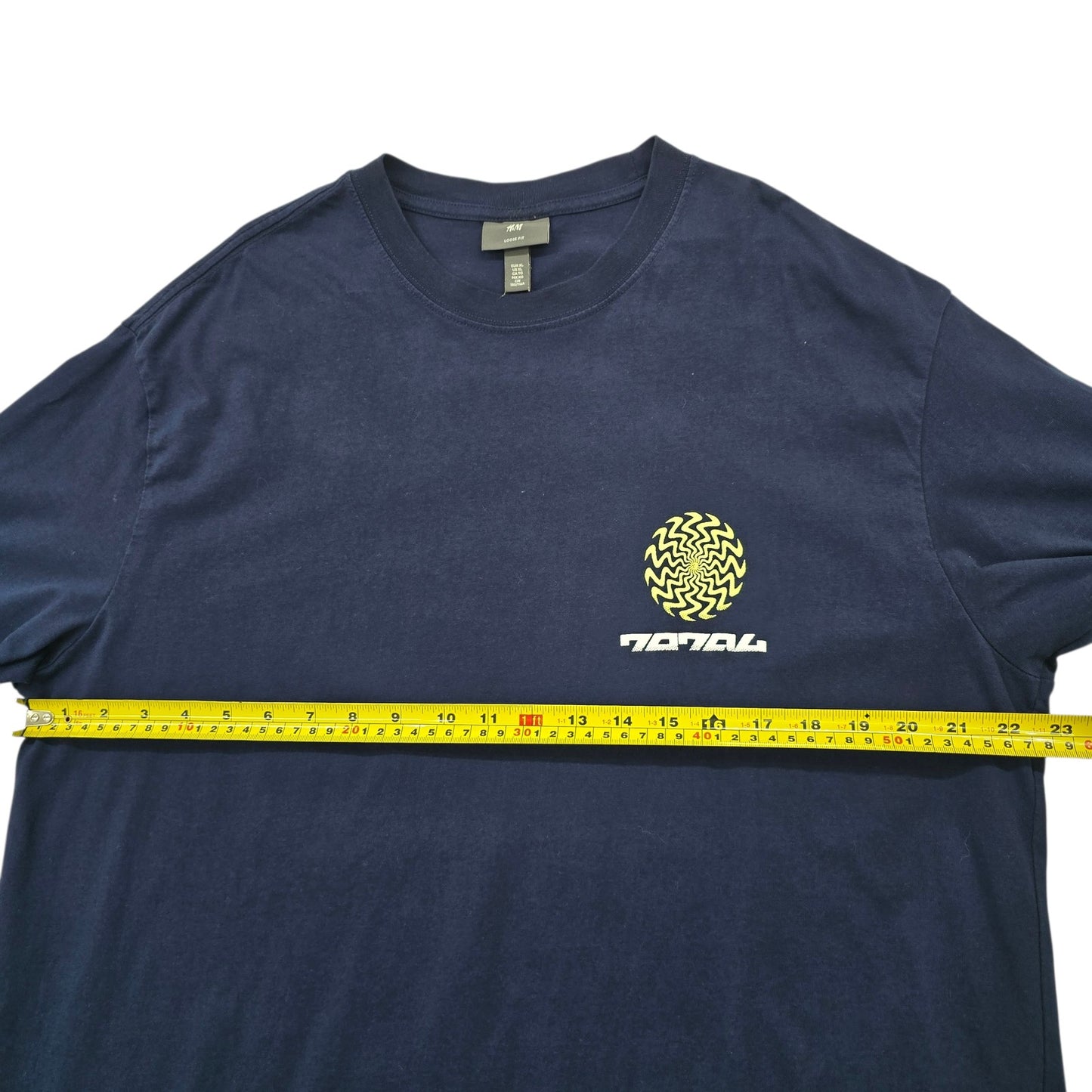 H&M Men Navy T-Shirt size XL product image 7