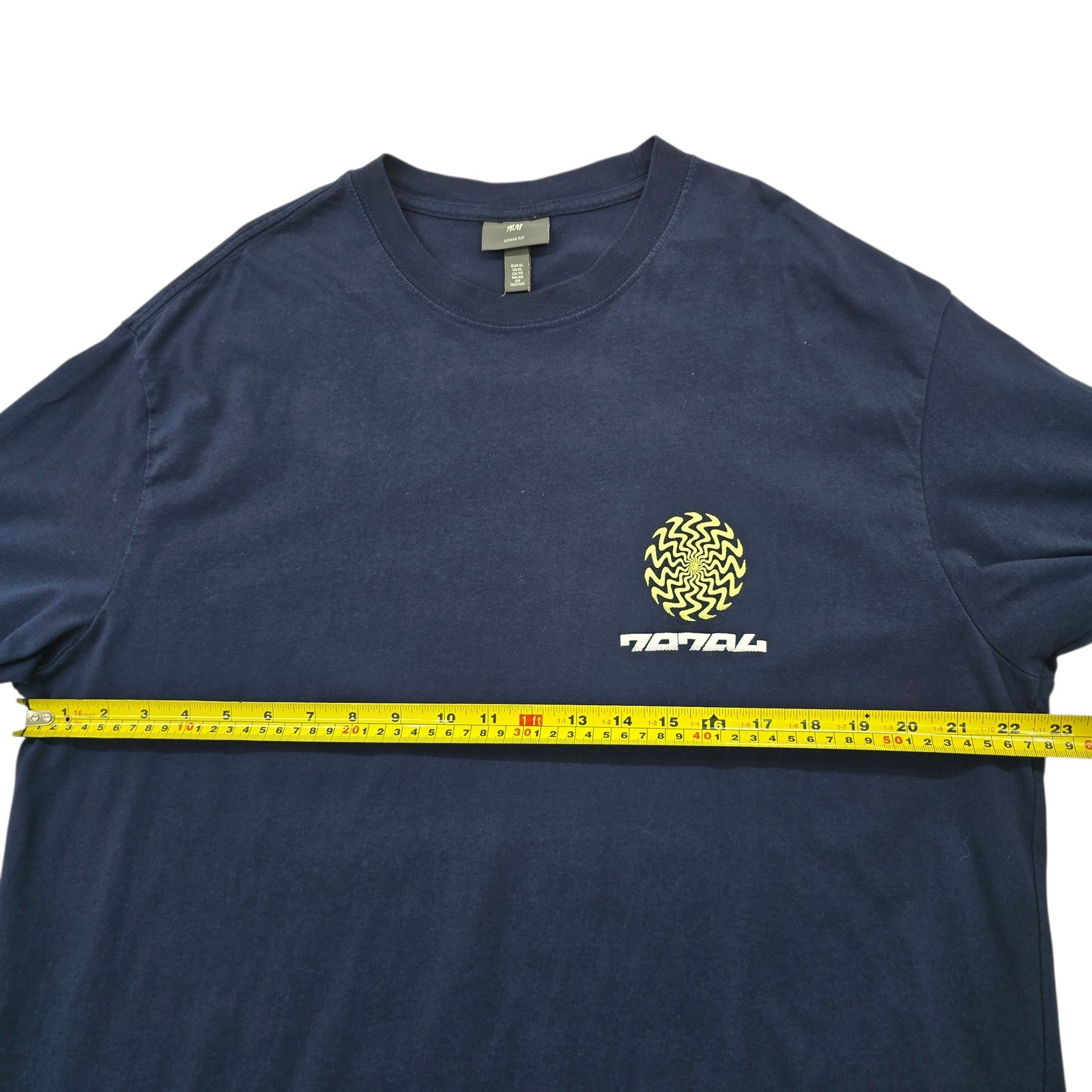 H&M Men Navy T-Shirt size XL product image 7