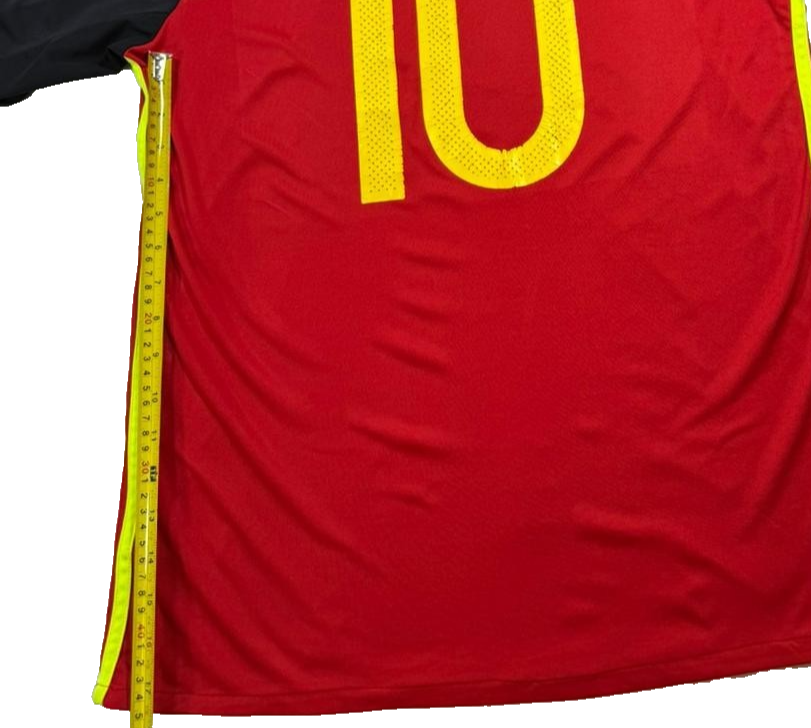 Adidas Men's Red Belgium Eden Hazard #10 Jersey Climacool Short Sleeve Size XL