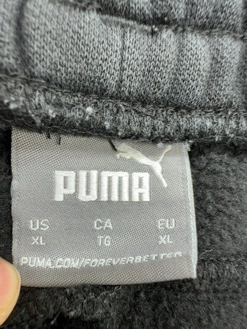 Puma Men's New Navy Cargo Sweatpants XL Tapered Drawstring