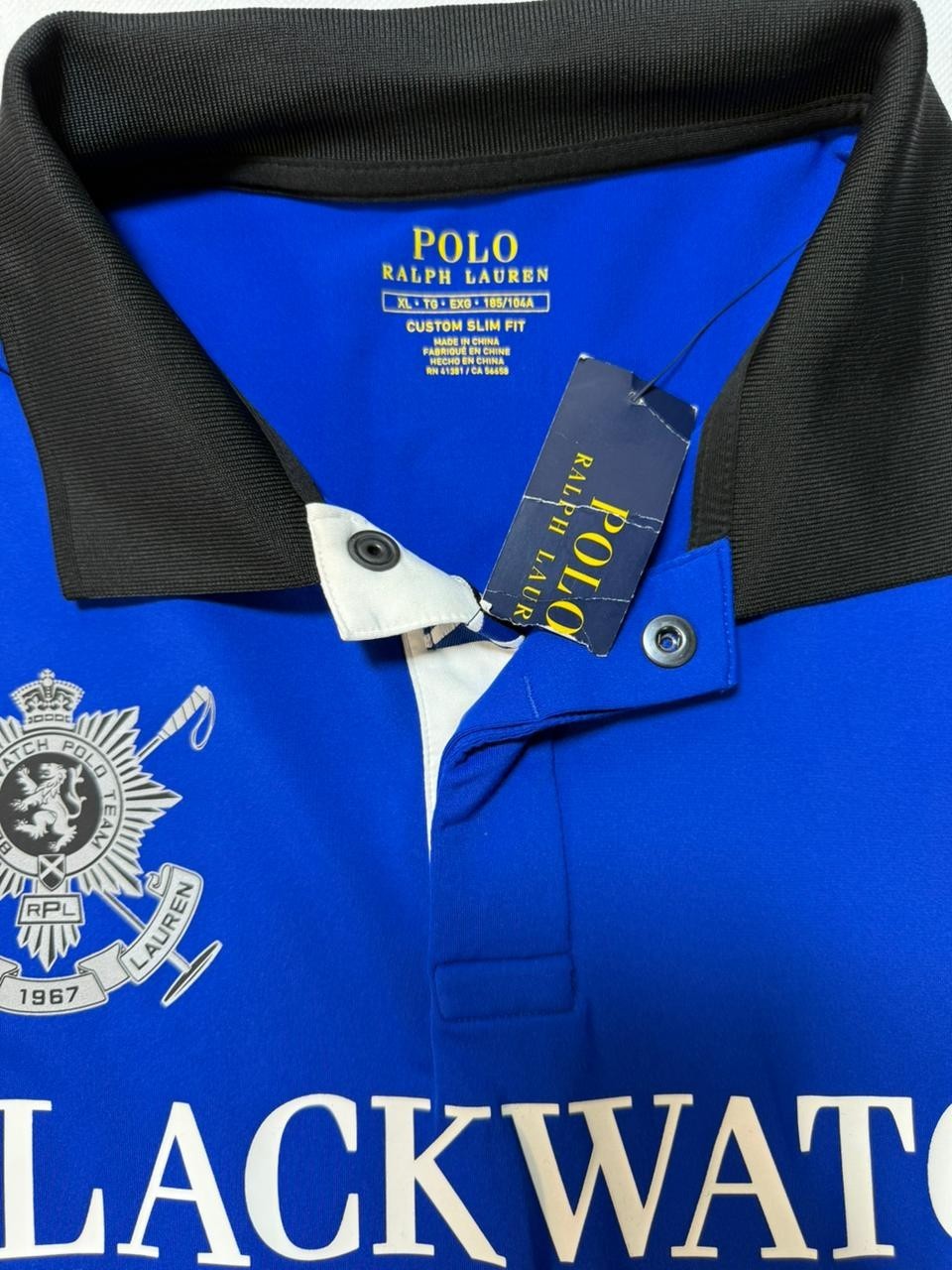 Polo Ralph Lauren Blackwatch Custom Fit Shirt Size XL NWT