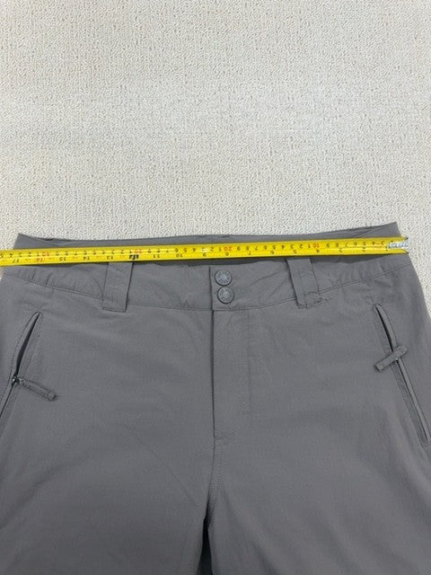 The North Face Women's Gray Nylon Pants M Regular Solid