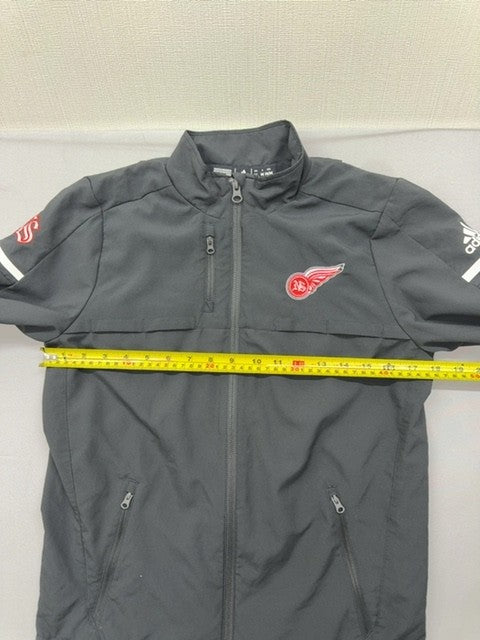 Adidas Men's M Black Detroit Red Wings Full-Zip Track Jacket