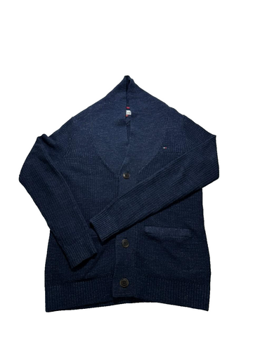 Tommy-Hilfiger Denim Cardigan Dark Blue