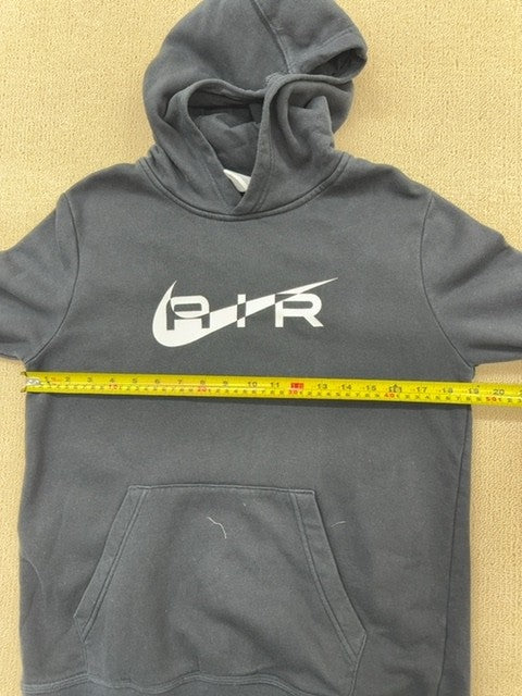 Nike Men's Gray Full Zip Fleece Hoodie XL Regular Nike Air