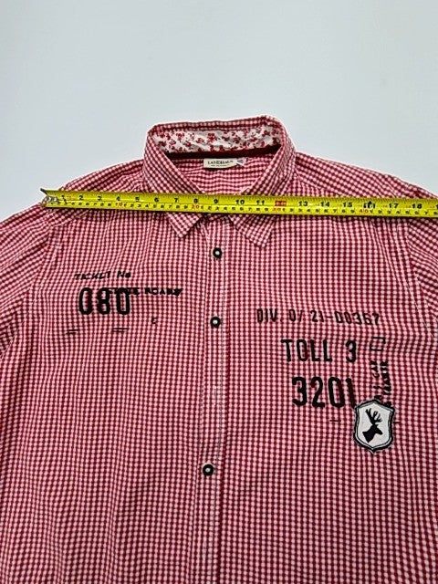 Landhaus Men Red Shirt size XL product image 5