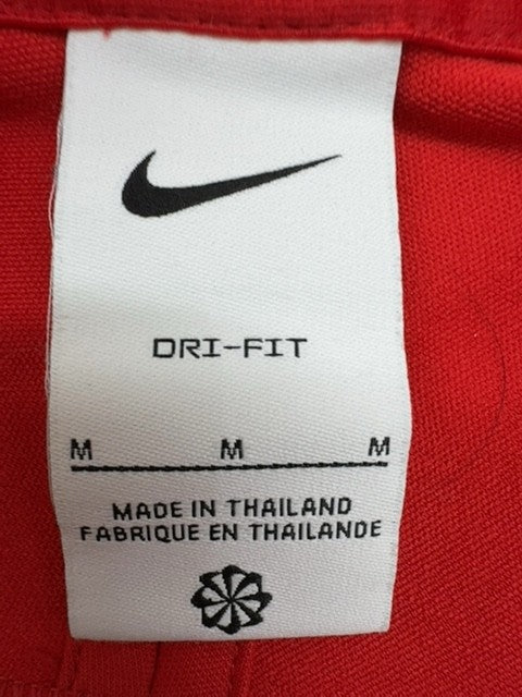 Nike Unisex Red Dri-FIT Track Jacket Size M Zipper Activewear