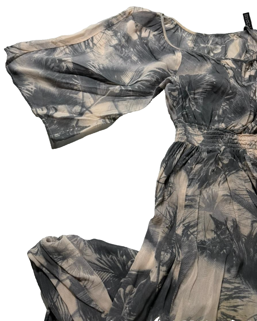 H&M Flower Print Long Dress - Size 36