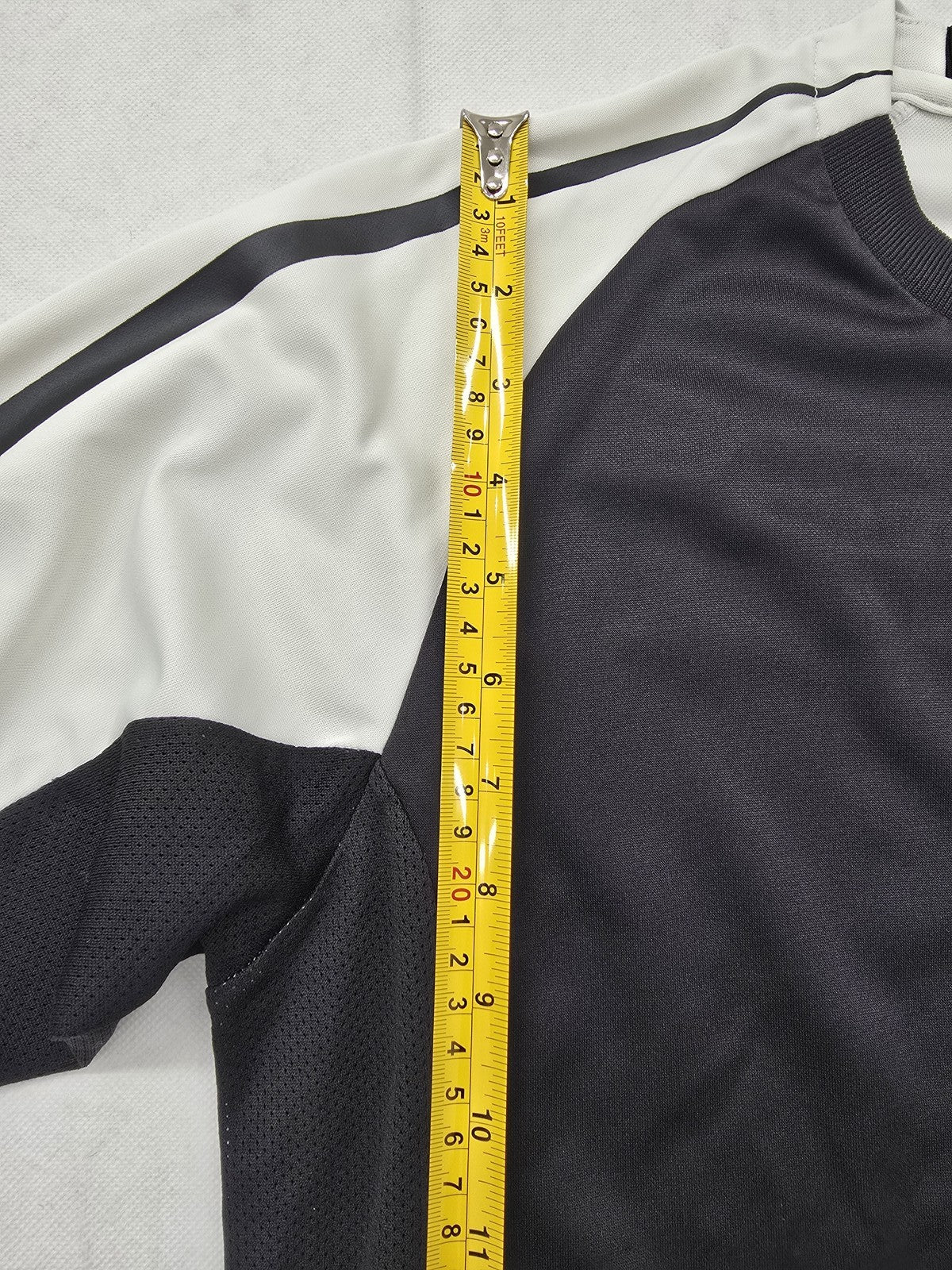 Kappa Men's Black White Sports Jersey M Short Sleeve Breathable