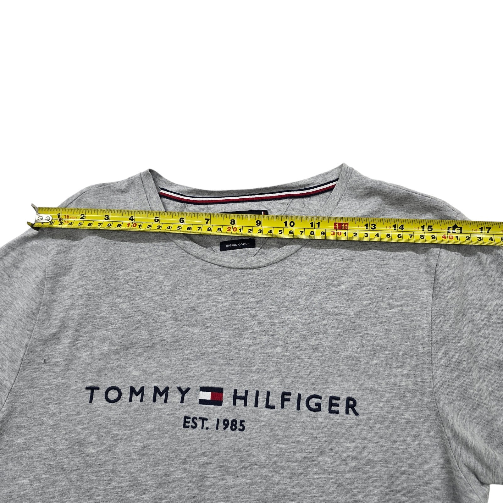 Tommy Hilfiger Men Gray T-Shirt size M product image 5