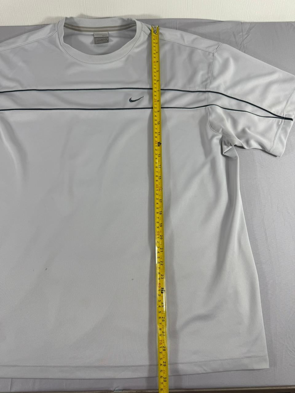 Nike Men's Athletic Dri-FIT T-Shirt Grey Short Sleeve Size XL