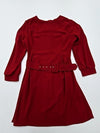 Altre Girls Burgundy Fit & Flare Dress Size 10 USA