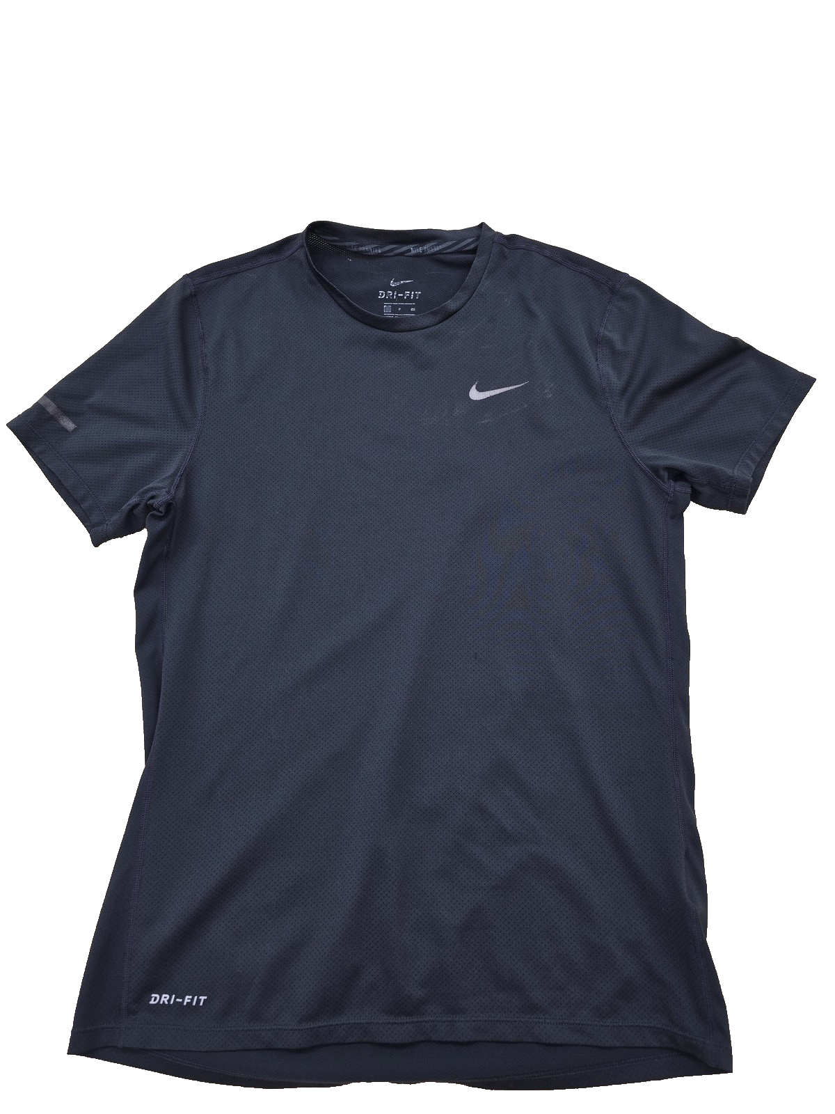 Women's Nike Dri-FIT Black Short Sleeve T-Shirt Size S Crew Neck