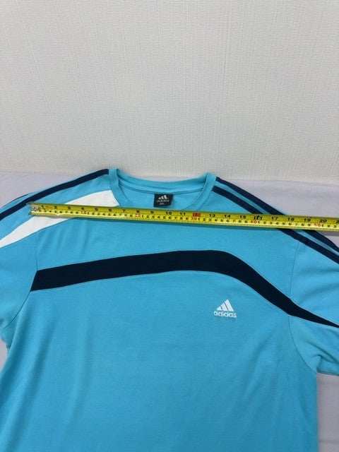 Adidas Adicolor Classics Turquoise Stripe 3XL Men's Cotton T-Shirt 3 Stripes