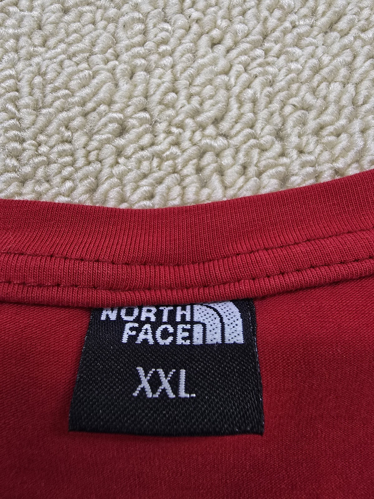 The North Face Red XXL Men's Short Sleeve Crewneck T-Shirt
