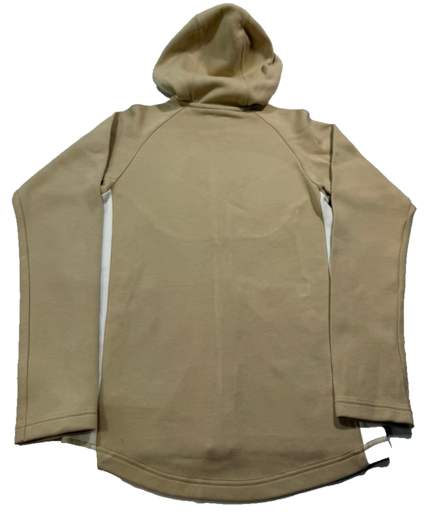 Women'S Beige Puma Zip-Up Hoodie Xl With Pockets And Logo