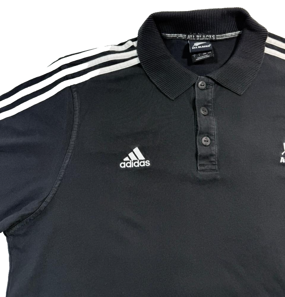 Adidas All Blacks Men's Polo Shirt Rugby Team- Size L