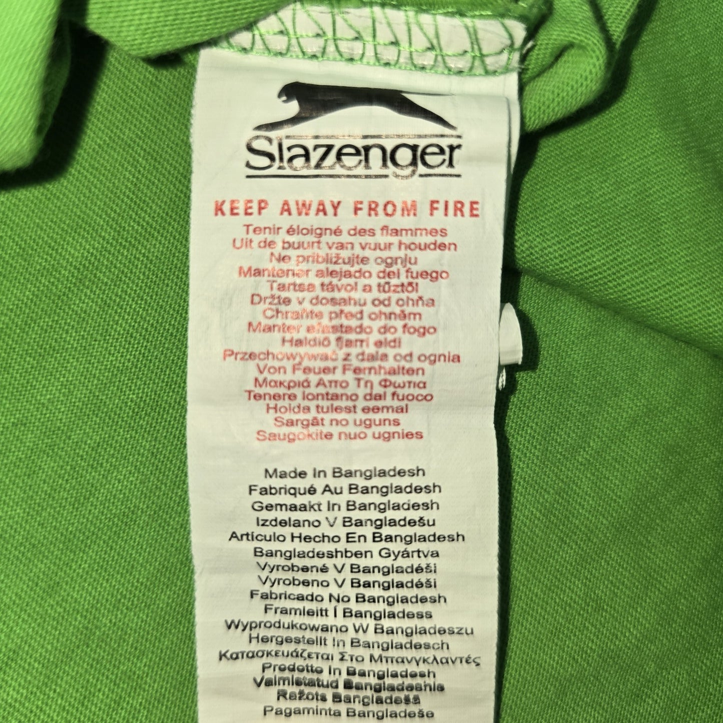 Slazenger Boys Green T-Shirt size L product image 4