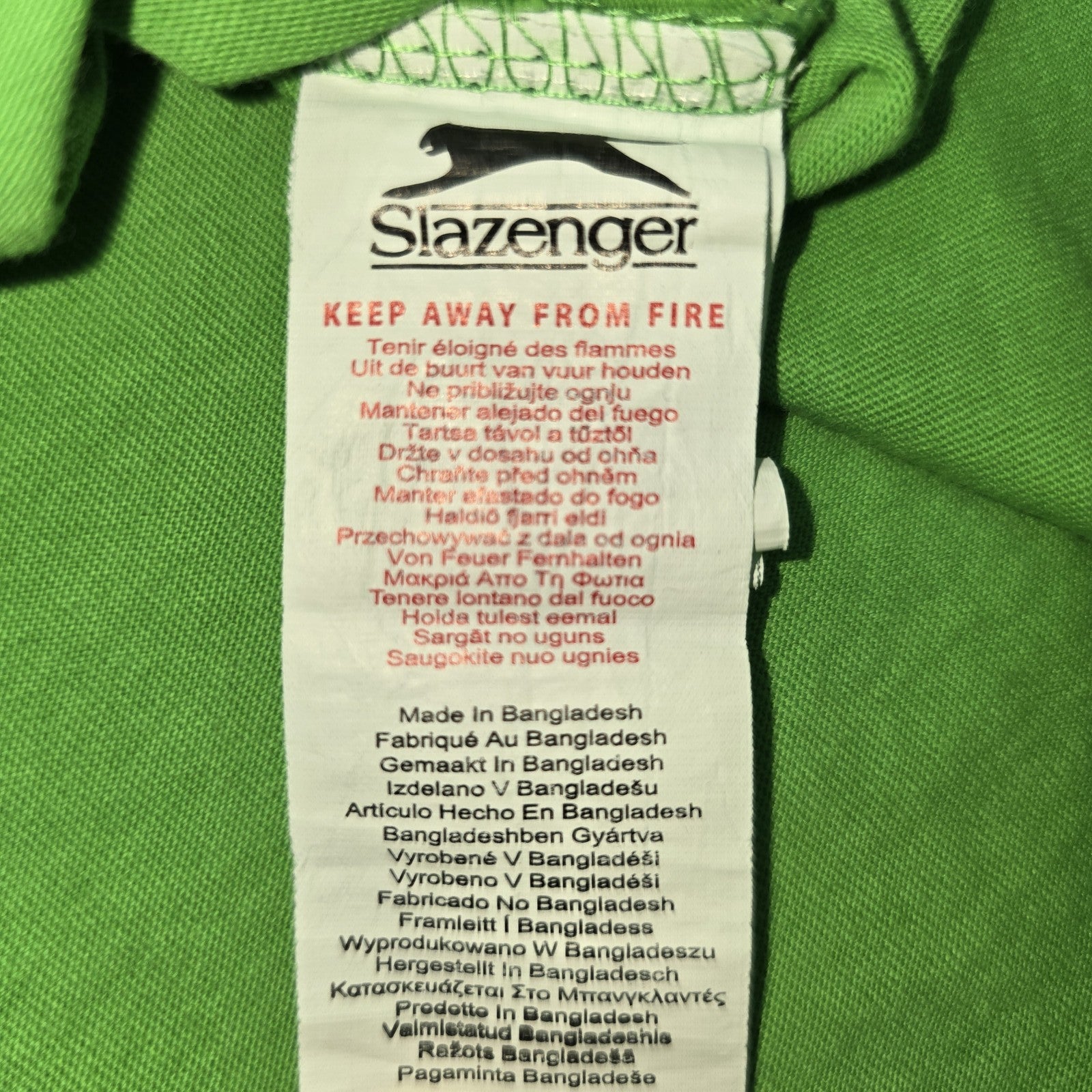 Slazenger Boys Green T-Shirt size L product image 4