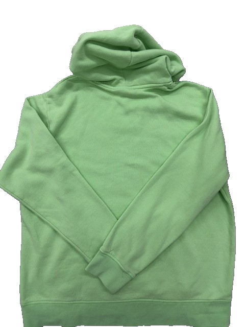 Reebok Green Fleece Pullover Hoodie XL Logo Long Sleeve