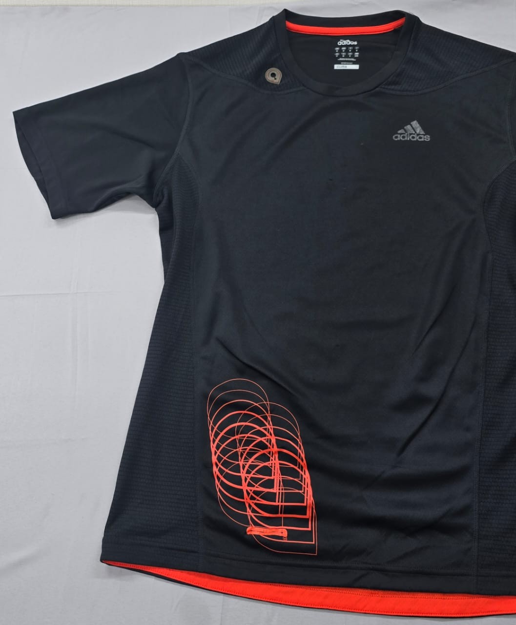 Adidas Men's Climacool Black Graphic T-Shirt Size M