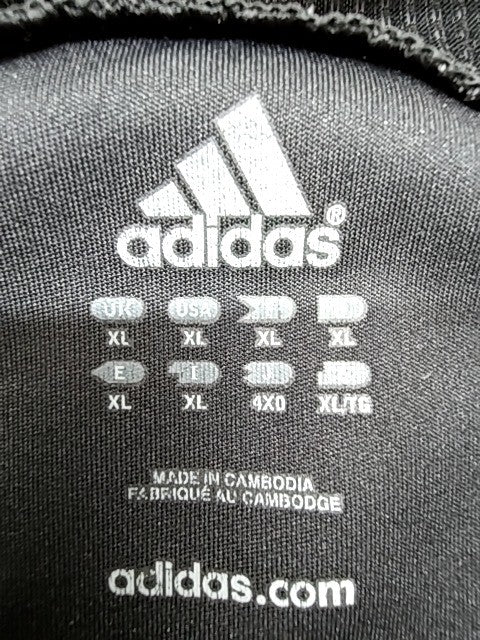 Adidas Men's XL Black Training T-Shirt AeroReady 3 Stripes Crewneck