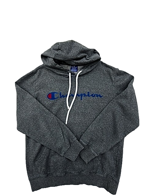 Champion Men's Gray Hoodie – Size M, Pullover