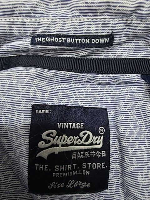 Superdry Men Blue Shirt size L product image 7