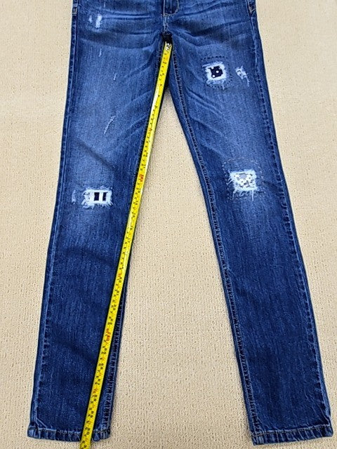 Liu Jo Women's Blue Distressed Denim Jeans Size 26