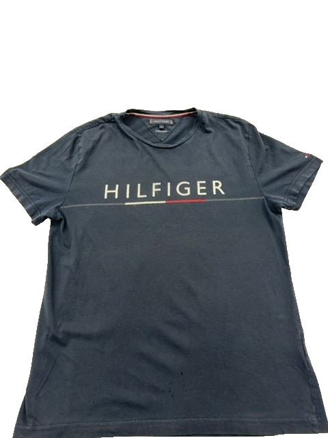 Tommy Hilfiger Men's Navy XL Organic Cotton Short Sleeve Crew T-Shirt