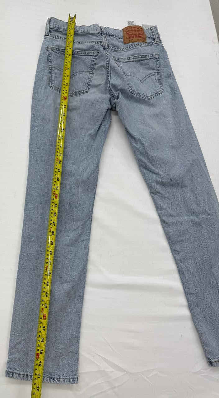 Levi's Men's 511 Slim Fit Light Wash Stretch Jeans 32x32