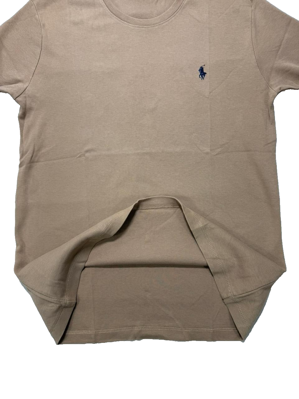 Ralph Lauren Men's Beige Crewneck Tee Size Large