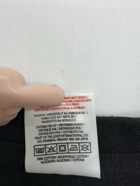 Fruit of the Loom Men Black T-Shirt size L product image 4