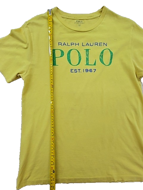 Polo Ralph Lauren Yellow L Men's Short Sleeve T-Shirt