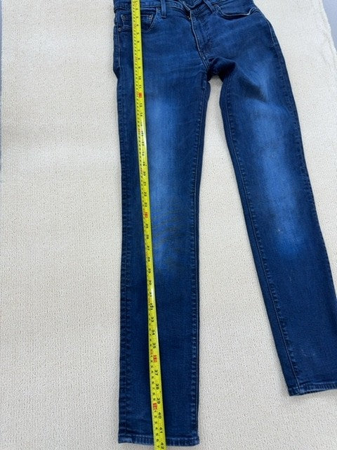 Levi's Men's Slim Premium Blue Denim Jeans Button Closure